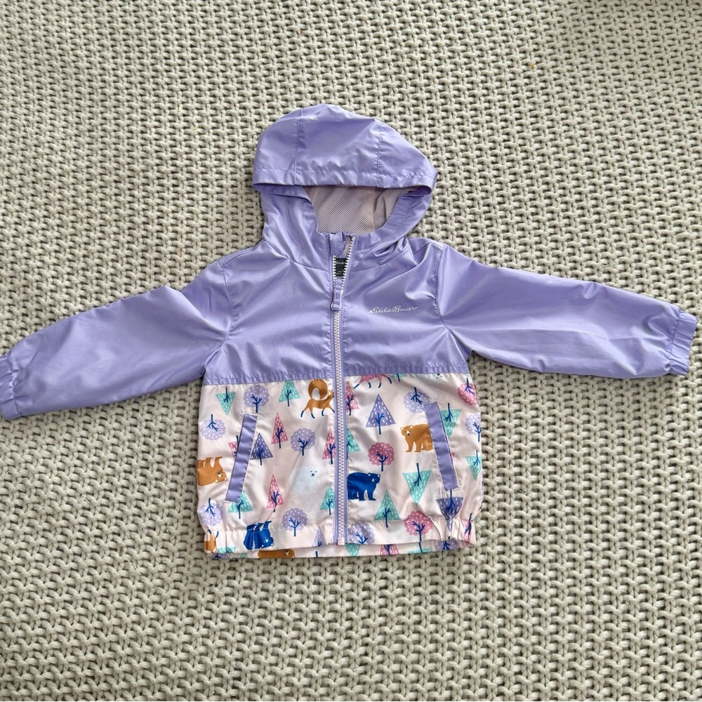 Eddie Bauer toddler girl windbreaker jacket